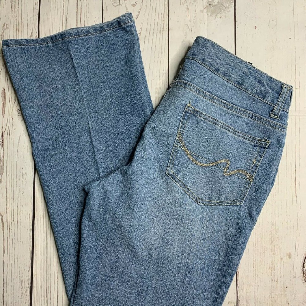 Faded Glory Womens Blue Bootcut Jeans Sz 12P